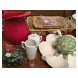 Serving pieces and carriers