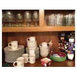 Pfaltzgraff china, holiday glasses