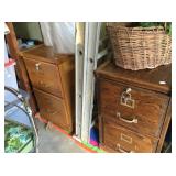 Wood filing cabinets