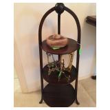 Vintage hat and curio stand