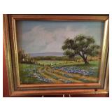 Bluebonnet painting by Hatfield 