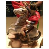Soldier on horseback figurine
