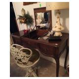 Vanity, lamps and decorative