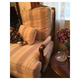Fabric covered chair