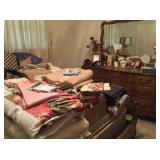 Bedroom suite and linens