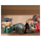 Colorful decorative animals