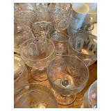 Large Collection of Antique 19th Century Goblets
