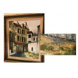 Original Artwork, Oils, Water Colors and prints throughout home