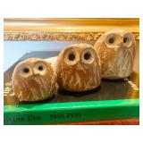 Vintage Owl Stoneware Pottery by Ruth Stan Walters