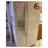 Whirlpool side by side Refrigerator, excellent condition, model WRS322FDAT00