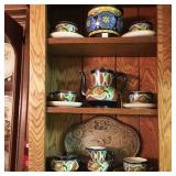 Coffee set and pottery