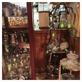 Pewter and crystal