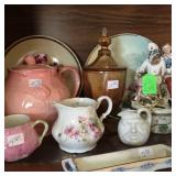 China pitchers and plates