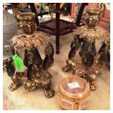Crystal candlesticks