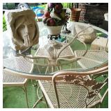 Patio furniture and garden decoratives