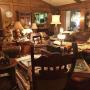Lamps, rugs, clocks, art