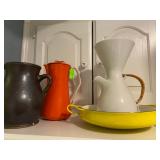 Assortment of Mid Century Pitchers