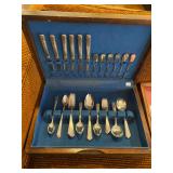 Silverplated flatware made by Monarch Plate