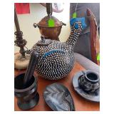 Black and White Handmade Chicken from Africa