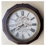 Antique Advertising Wall Clock from Slatington, PA