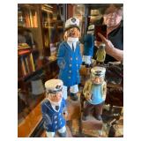 Hand carved Wooden Sailors
