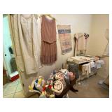 Antique Quilts dating back to 1854, Cotton Flour Sack, 19th Century Summer Dress