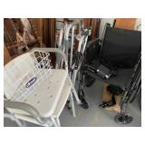 Medical Equipment, Shower chair, walkers, wheel chair