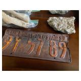 California Worlds Fair Metal Plate