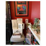 Four Modern Houndstooth Fabric Chairs