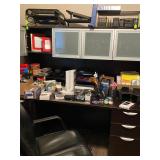 Black Large Modern Office Desk