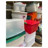 Large Assortment of Storage Tubs