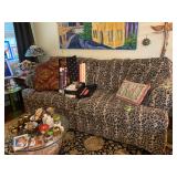 Incredible Animal Print Hide-A-Bed Sleeper Sofa by Sherill