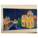 David Volt Large Santa Fe Original Oil Painting