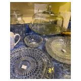 Assorted Glass Cake Plates