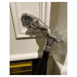 Jaguar Car Hood Ornament Walking Cane