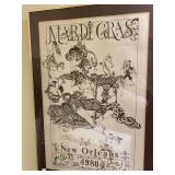 Mardi Gras 1980 Framed Poster