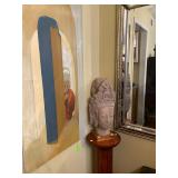 Wall Mirror,Stone Buddha Head