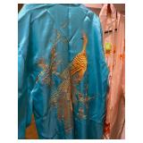 Several Ornate Silk Kimono Robes
