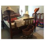 Full-size spindle bed
