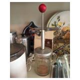 Vintage kitchen tools and dishes