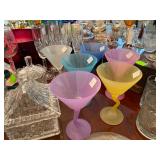 Assortment of Martini Glasses