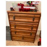 Vintage Oak Bedroom Suit, with a matching Chest by Broyhill 1970s