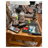 Lamps, Urns, and other items
