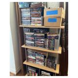 6 Linear feet of CDs and DVDs