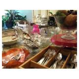 Stainless, kitchen glass ware