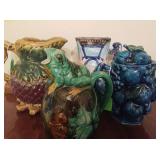 Majolica pitchers