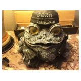 "Born to ride" frog