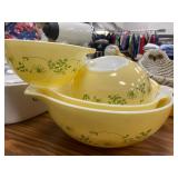 Vintage Pyrex Shenandoah Cinderella Mixing Bowls, mint condition