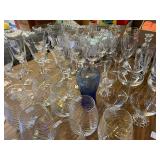 Crystal stemware 