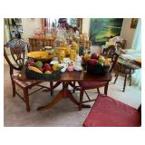 Dining Room Table and Decoratives